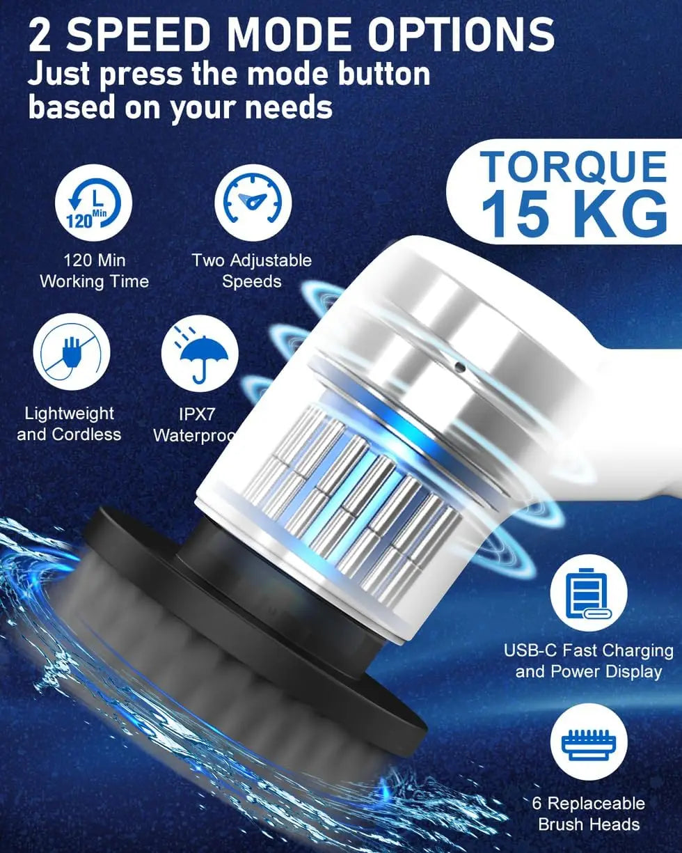 Electric Spin Scrubber Evo 2.0